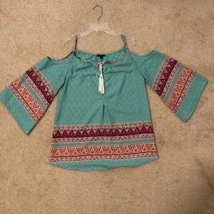 Cold Shoulder Blouse